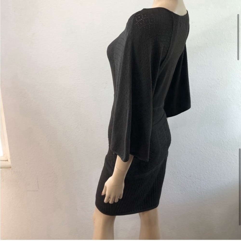 CATHERINE MALANDRINO knit kimono sleeve bodycon dress - Picture 7 of 16
